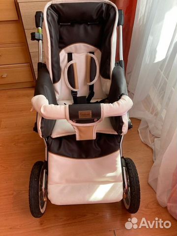 Коляска 2 в 1 эко кожа Emmaljunga Mondial Duo Comb