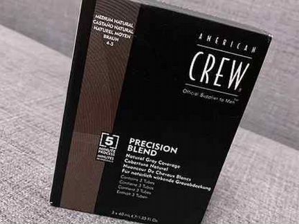 American crew precision blend краска для седых волос натуральный оттенок