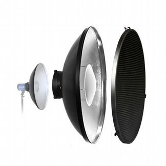 Софтрефлектор серебряный 42 см с сотами Fotokvant