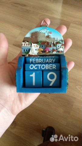 Календарь-сувенир из Турции