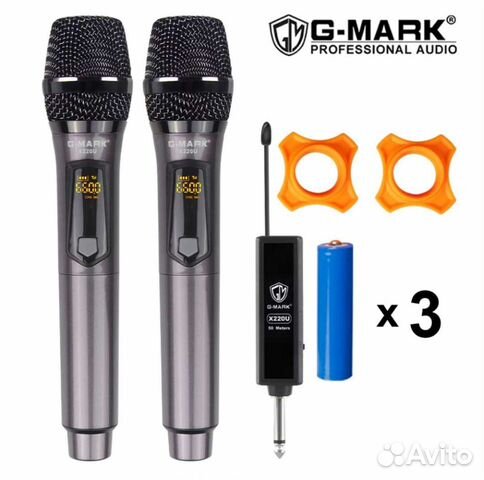 G-Mark X220U - набор из 2 микрофонов (караоке)