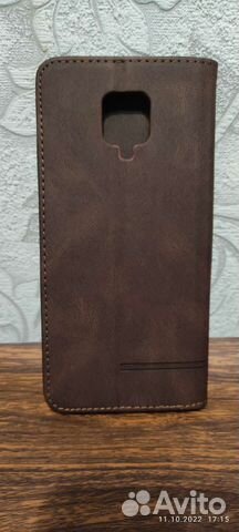Кожаный флип чехол для сяоми 9s новый