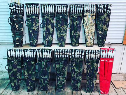 Подарочные набор шампуров с каменный ручкой