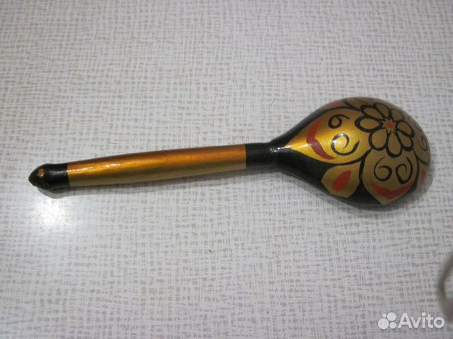 Ложка деревянная, расписная, Хохлома