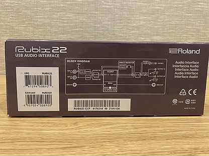 Roland rubix 22 внешний аудиоинтерфейс, новый