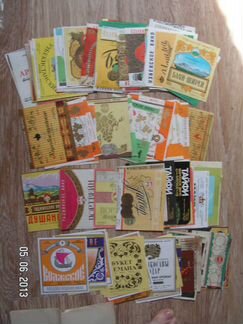 Винные этикетки советсткие и иностранные, с 50гг