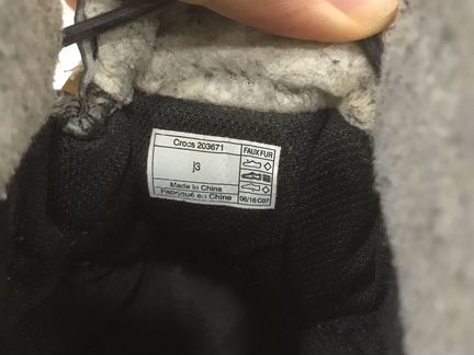 Зимние ботинки Crocs j3