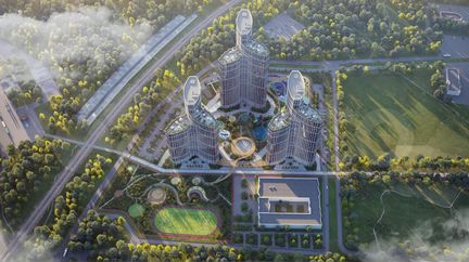 Квартира-студия, 70.1 м², 6/39 эт.