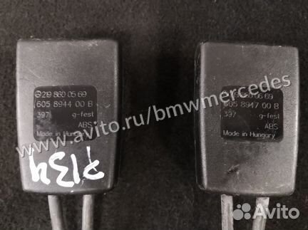 Замок ремня безопасности w219 cls A2198600569