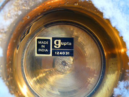 Винтажная индийская ваза фирмы 