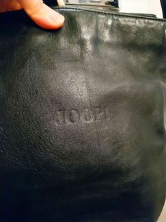 Сумка кожа чёрная торба Joop