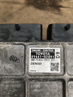Блок управления двигателем Toyota Auris 1 1AD