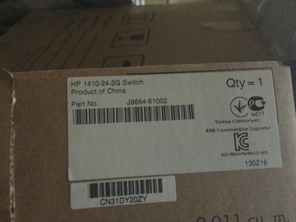 Коммутатор HP V1410-24-2G