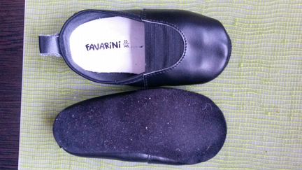 Чешки черный р.23 (14.5см) н.кожа