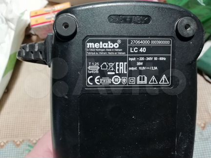 Зарядное устройство metabo lc40 схема