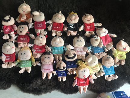 Мягкие игрушки куклы