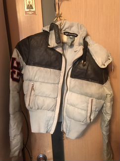 Пуховик Ferre,оригинал.Полинял,нужна химчистка