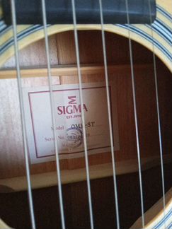 Акустическая гитара sigma OMM-ST