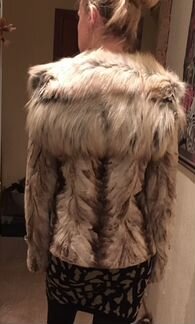 Шуба стриженная норка, лиса