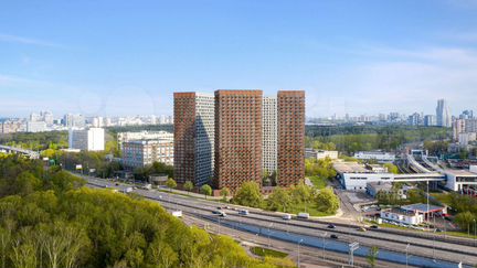 2-к апартаменты, 57.5 м², 13/28 эт.