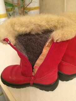 Красные сапоги для девочки 24 размер