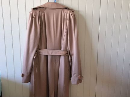 Пальто пудровое