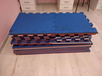 Пазл модульный мягкий пол толщиной 2 см 7 кв.м. 14