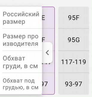 Бюстгальтер 95F