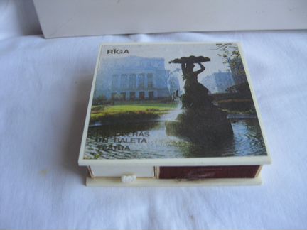 Сувенирный набор спичек Рига, СССР - 1980-е