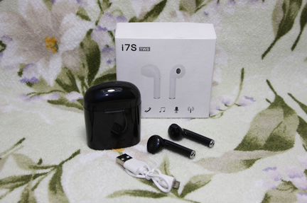 AirPods i7s tws черные оптом