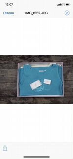 Топ трикотажный из натурального шелка и хлопка нов