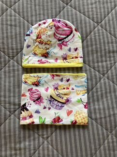 Шапка и снуд для девочки