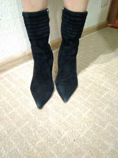 Сапоги замша,37 размер