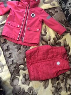 Куртка reima tec 3в1 104 для девочки