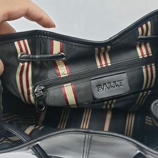 Рюкзак Bally кожаный черный