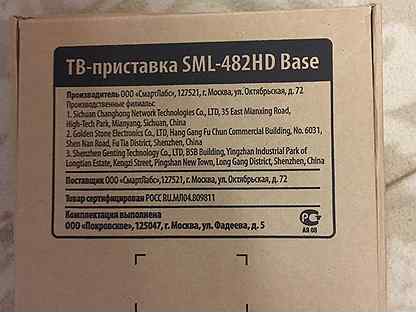 Smartlabs sml 482 hd base схема