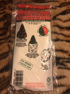 Для декора и утилизации елки пакет