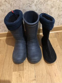 Детские резиновые сапоги б/у