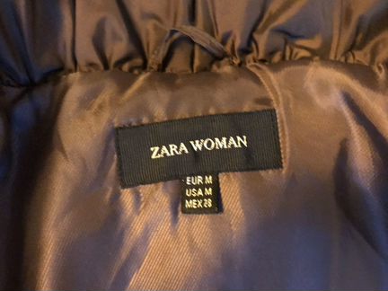 Пуховое пальто zara