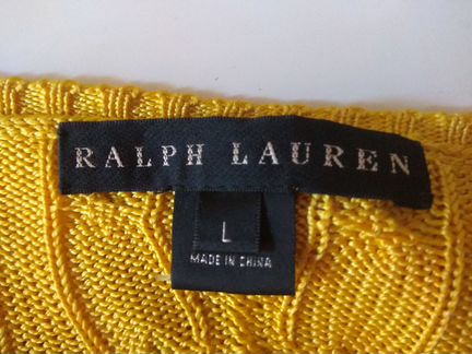 Кофта плетеная шелковая Ralph Lauren новая