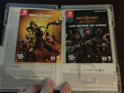 Коробка Mortal Kombat 11 ultimate, код на саму игр
