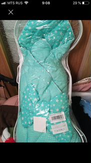 Одеяло конверт на выписку