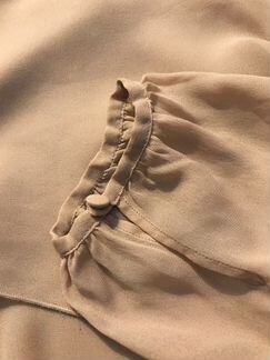 Нюдовая шелковая блузка, Италия