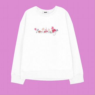 Haliky flower arabic logo crewneck