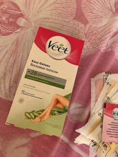 Восковые полоски veet