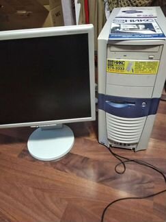 Персональный компьютер никс (Windows XP) с монитор