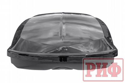 Автомобильный бокс на крышу риф Курорт 450л черный