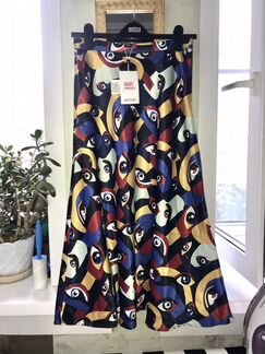 Атласная юбка monki новая