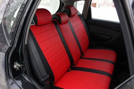 Модельные чехлы Шевроле Авео из экокожи