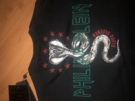 Футболка Philipp Plein кобра стразы оригинал